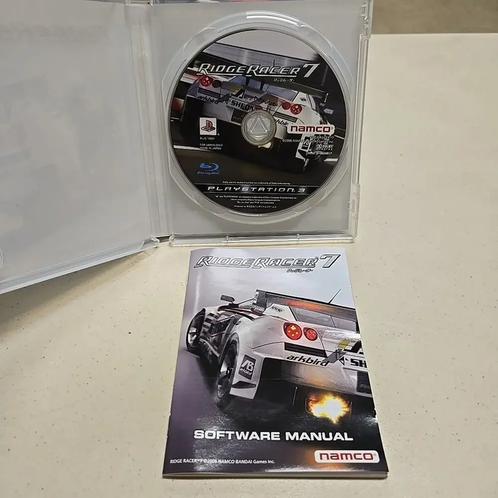 Ridge Racer 7 Sony Play Station 3 PS3 2006 Japanese Version Complete